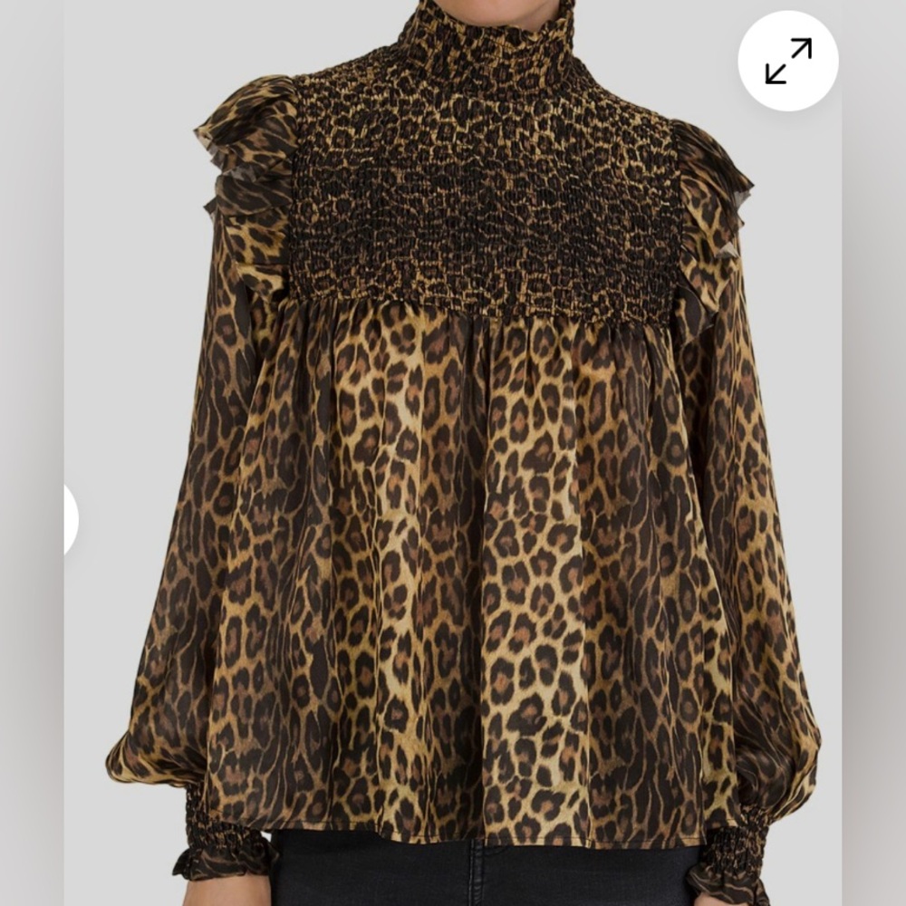 The Kooples Leopard Long Sleeve